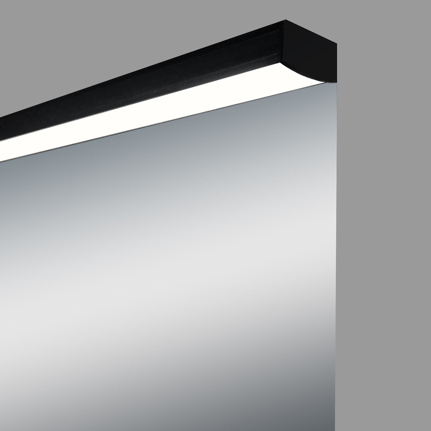 COLINE 40" x 24" Rectangular Black Frameless LED Mirror