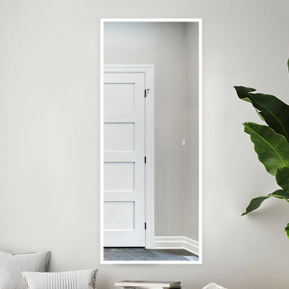 COLINE 26" x 63" Rectangular Silver Frameless LED Mirror
