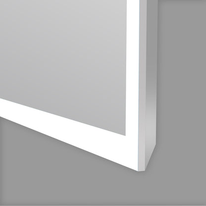 COLINE 32" x 24" Rectangular Silver Frameless LED Mirror